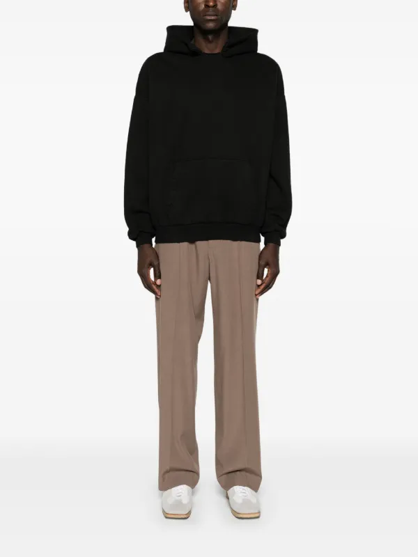 Fear Of God Undersized Cotton Hoodie | Black | FARFETCH