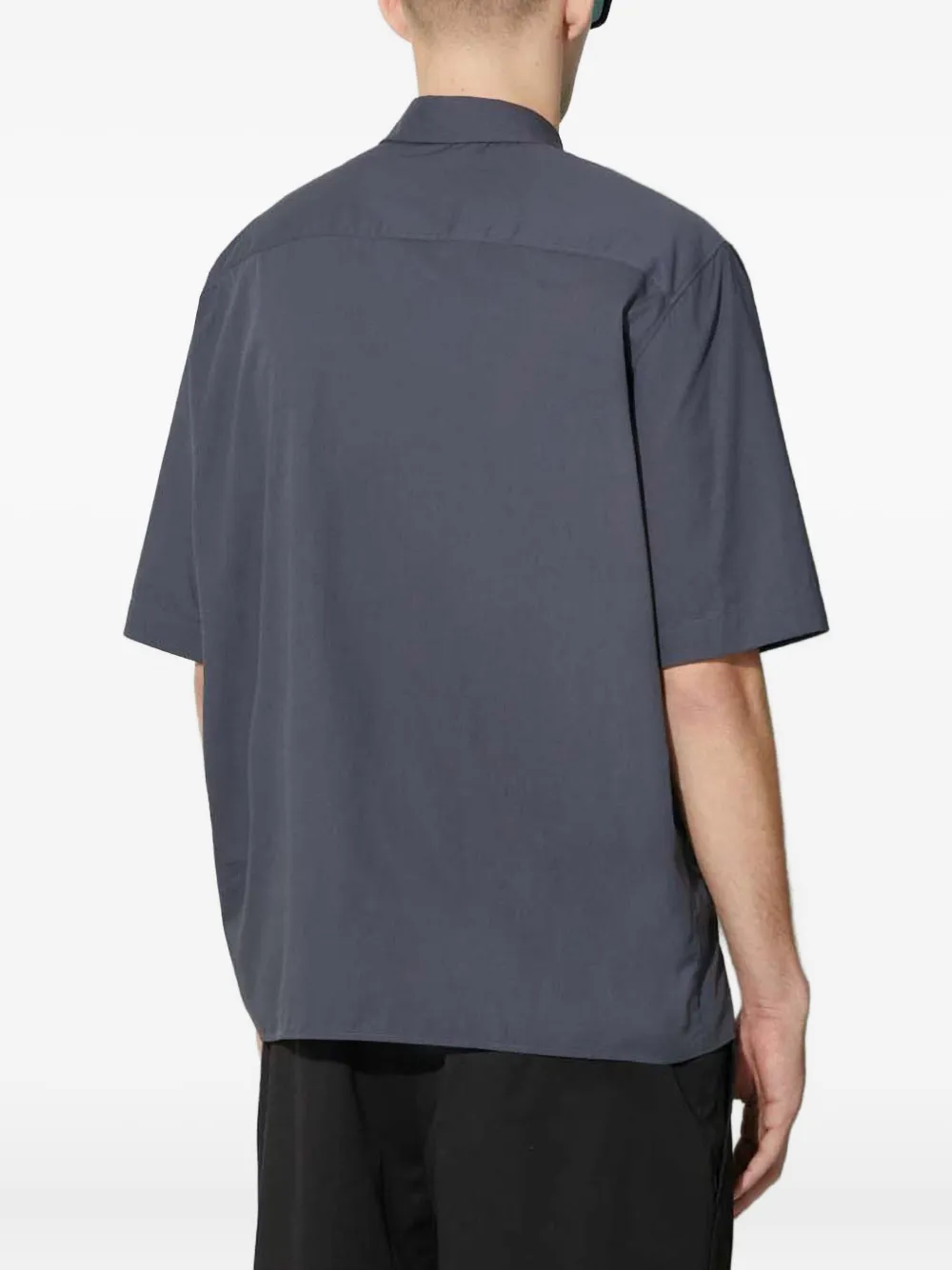 Neil Barrett Lightning Bolt Shirt In Blue
