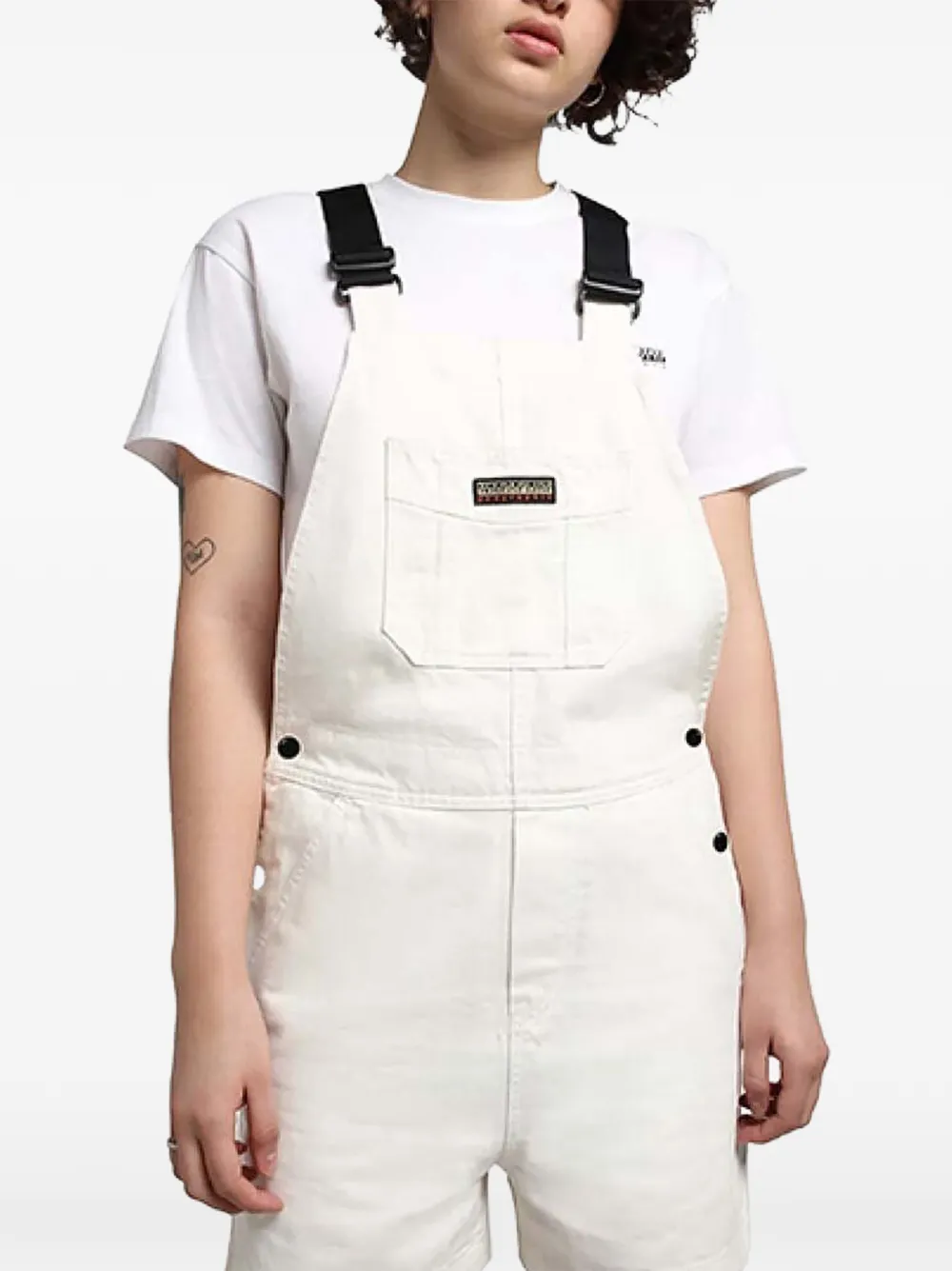 Napapijri Cotton Dungarees - Neutrals 
