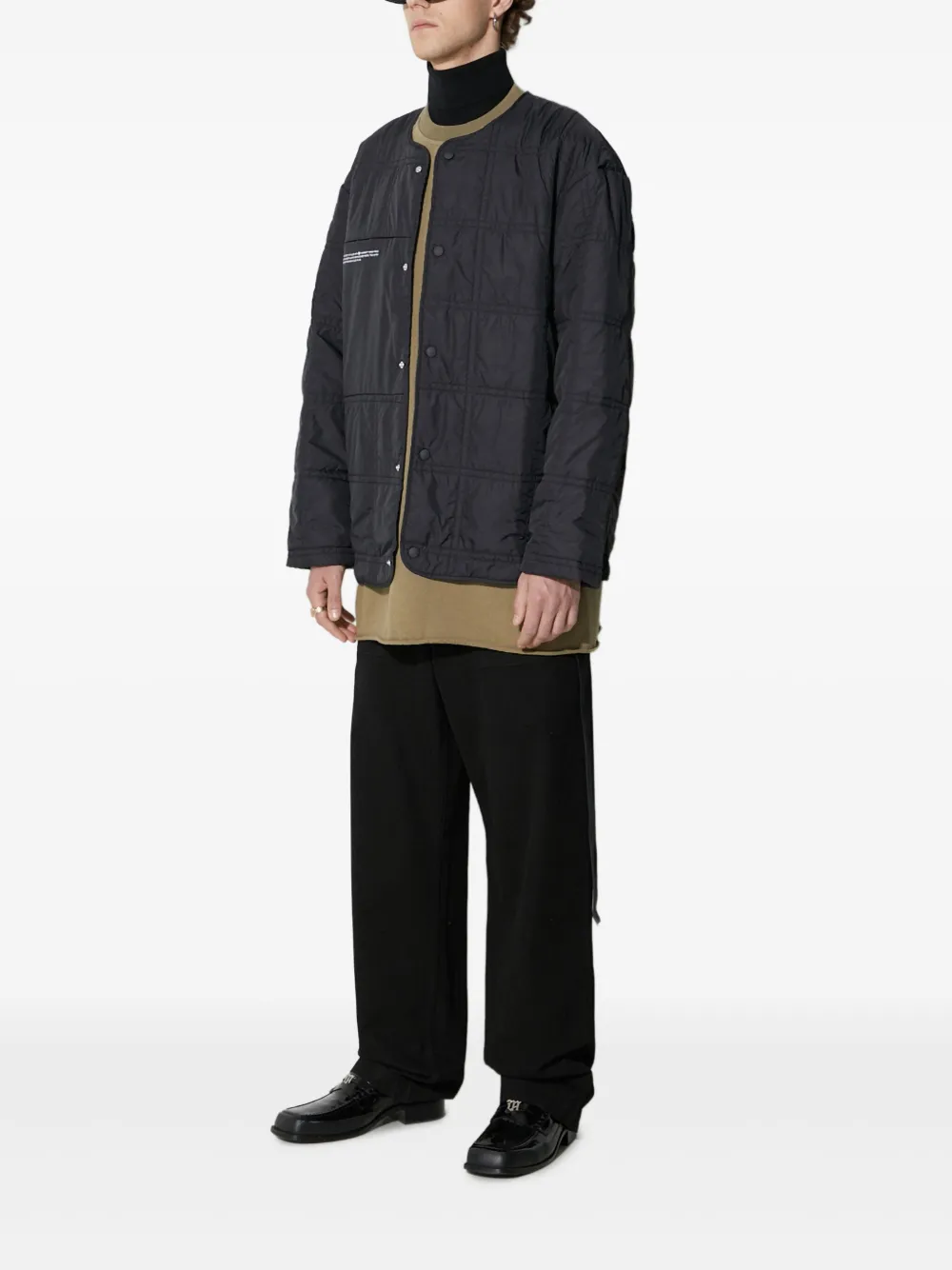 Pangaia quilted buttoned jacket | Down Jackets | Image 2