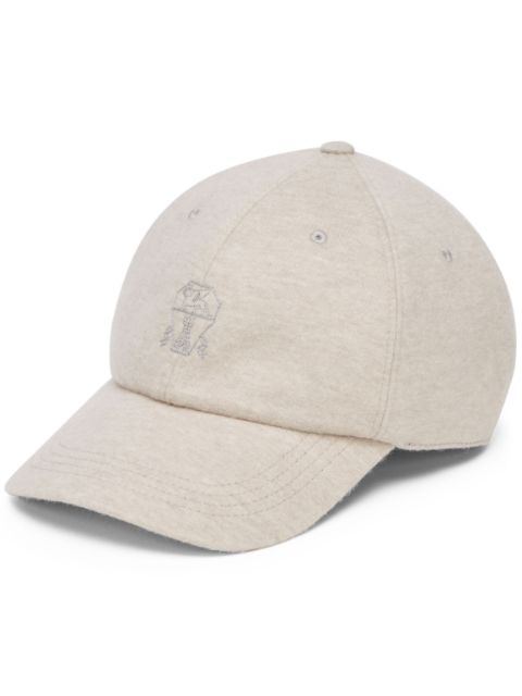 Brunello Cucinelli logo-embroidered baseball cap Men