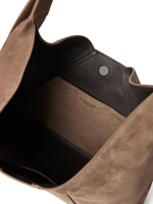 Brunello Cucinelli BC Duo Suede Tote Bag | Neutrals | FARFETCH