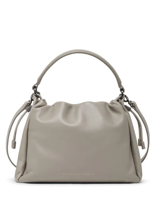 Petit sac seau Mellow en cuir - Brunello Cucinelli - Modalova