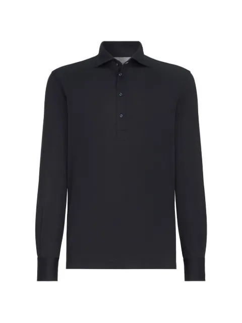 Brunello Cucinelli рубашка поло с длинными рукавами