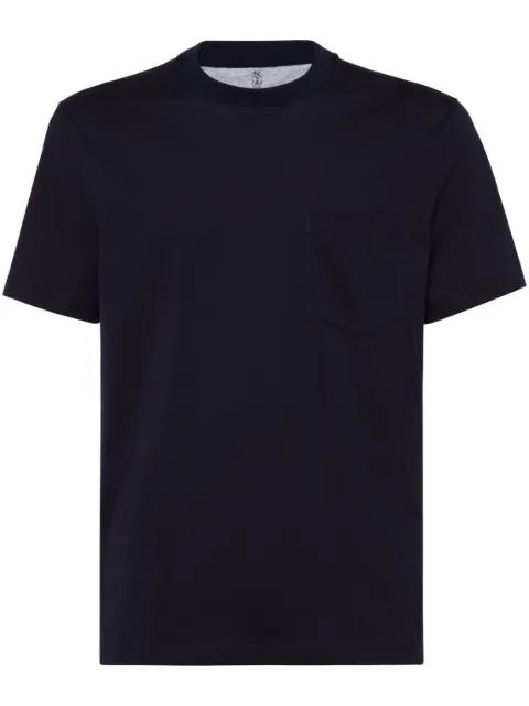 Brunello Cucinelli t-shirt à poche poitrine