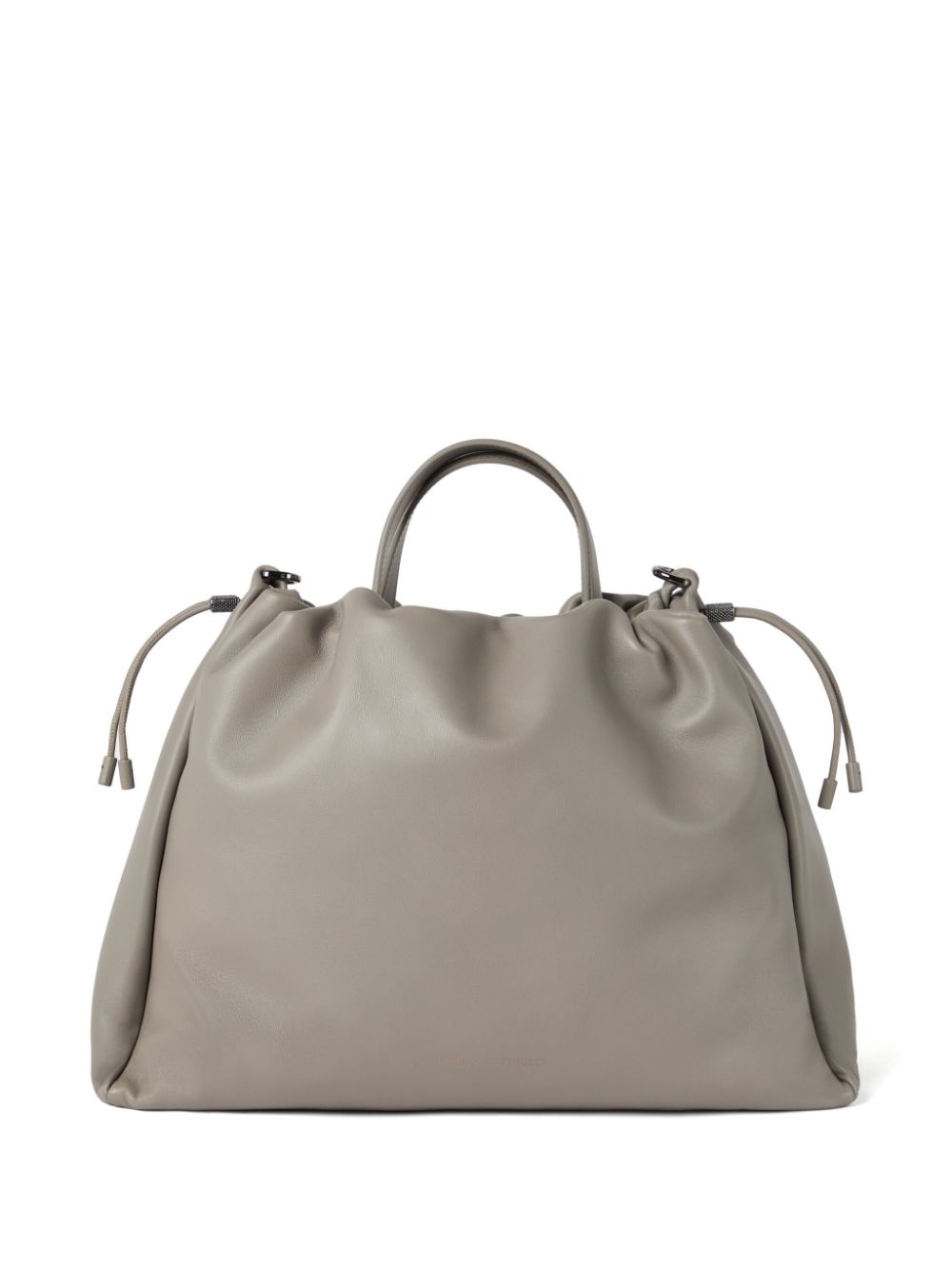 Where to get discounted products Brunello Cucinelli large Mellow leather tote bag Women