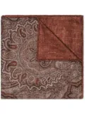 Brunello Cucinelli silk pocket square - Brown