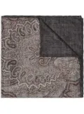 Brunello Cucinelli silk pocket square - Grey