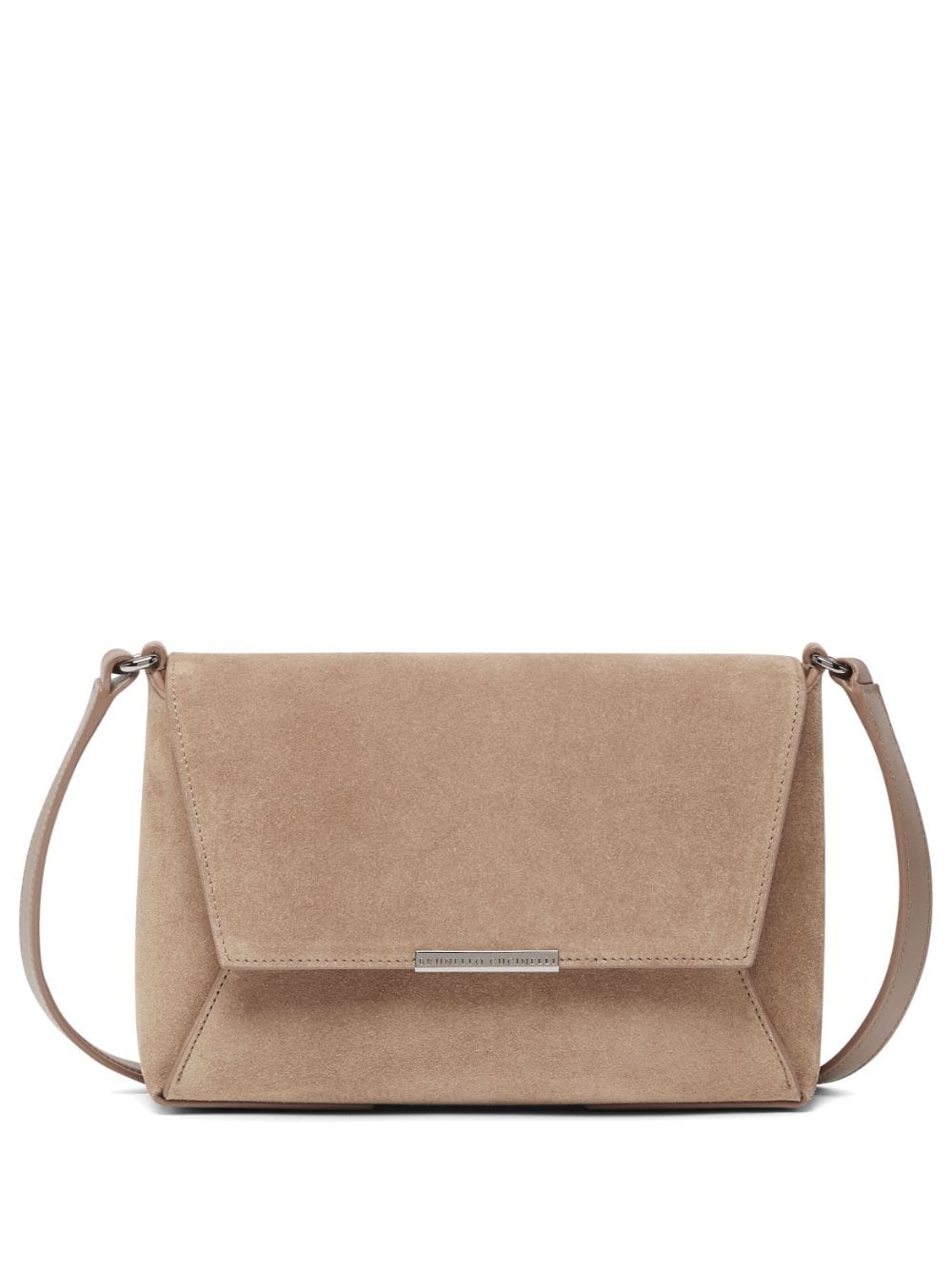 Brunello Cucinelli leather crossbody bag - Toni neutri