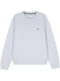 Lacoste logo-patch sweatshirt - Blue