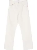 RE/DONE Easy straight-leg cropped jeans - Neutrals