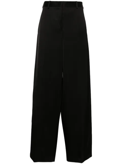 Jil Sander pantalon palazzo à plis marqués