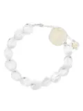 Magda Butrym rose-charm necklace - White