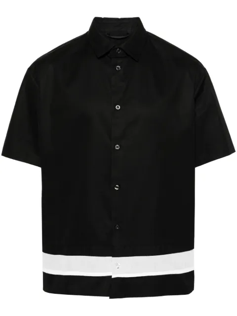 Neil Barrett layered cotton shirt