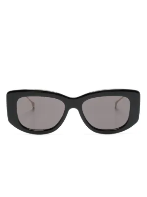 Palm Angels Eyewear Kerman スクエアフレーム サングラス | ブラック