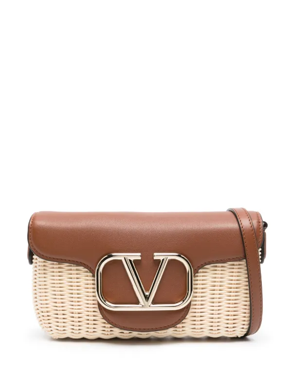 ハンドバッグ VALENTINO RAFFIA VLOGO SIGNATURE HANDBAG Vlogo Signature Raffia Shopping Bag for Man in Multicolor