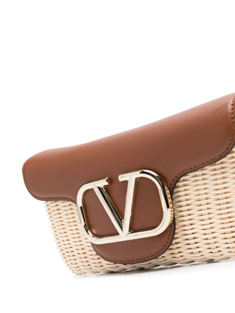 Shop Valentino Vlogo Signature Crossbody Bag In Neutrals