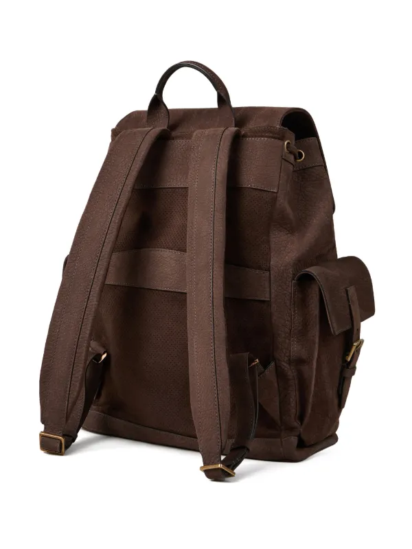 品質は非常に良い | レザーバックパック Cucinelli Brunello ブラウン JP FARFETCH | バッグ