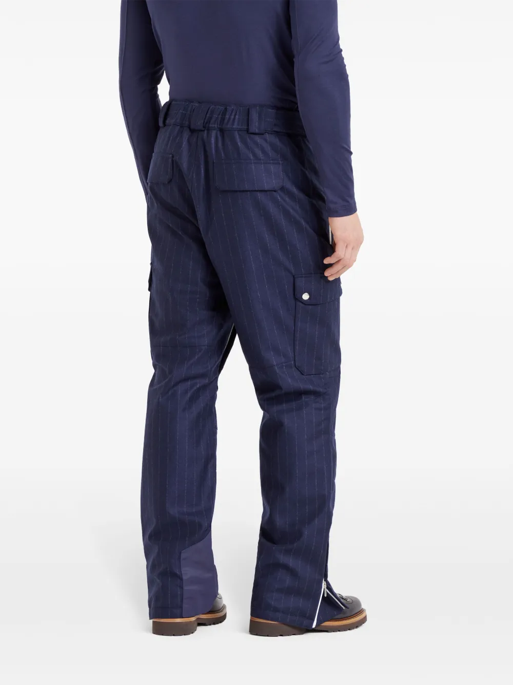 Brunello Cucinelli Mountain gewatteerde broek Blauw
