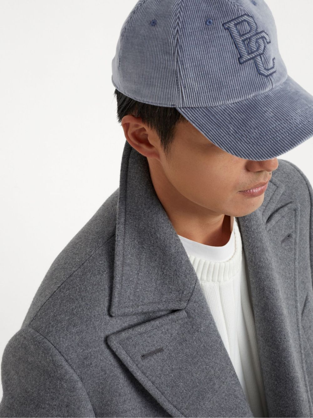 BRUNELLO CUCINELLI 经典LOGO刺绣棒球帽 