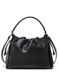 Brunello Cucinelli small Mellow leather bucket bag - Black