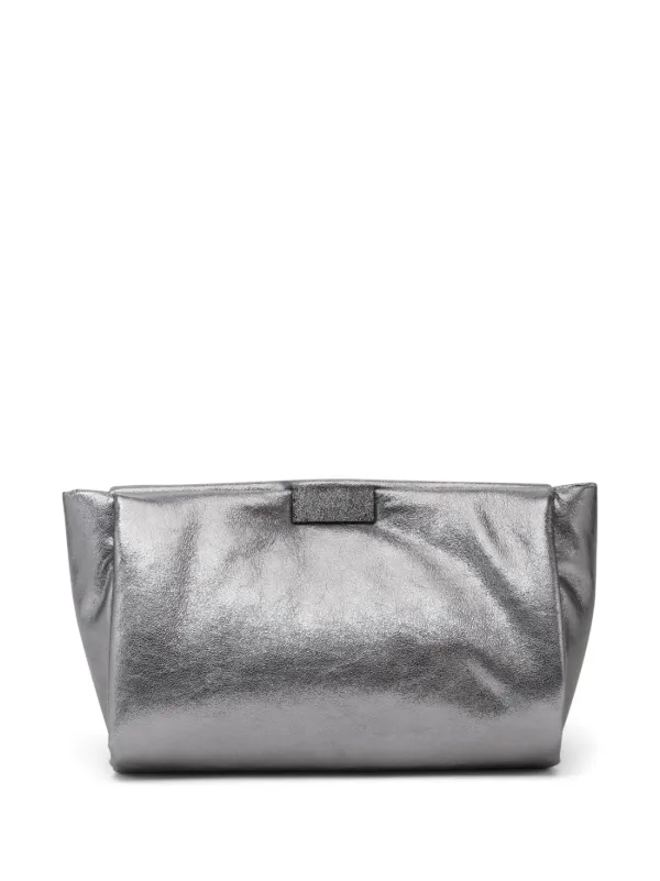 Maison Margiela シルバーグリッター クラッチバッグ Maison Margiela Red Carpet Glam Slam クラッチバッグ ミニ