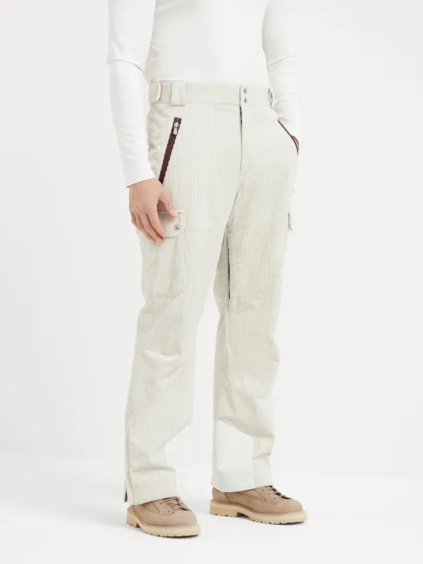 Brunello Cucinelli Mountain Padded Trousers | White | FARFETCH