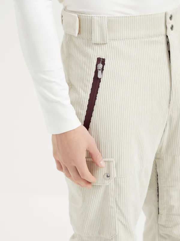 Brunello Cucinelli Mountain Padded Trousers | White | FARFETCH