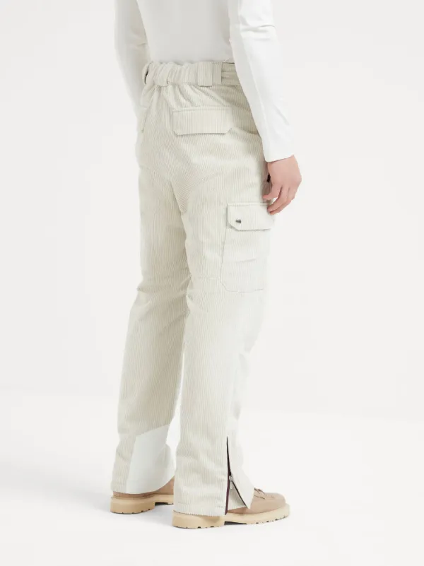 Brunello Cucinelli Mountain Padded Trousers | White | FARFETCH