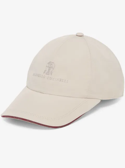 Brunello Cucinelli logo-embroidered cap