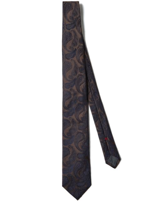 Brunello Cucinelli jacquard silk tie Men