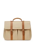 Brunello Cucinelli leather briefcase - Neutrals