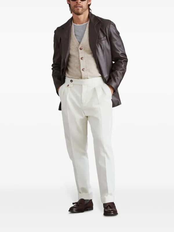 【送料&関税込】Brunello Cucinelli Contrasting Edges Grey T- 23733342_53839848_600.jpg