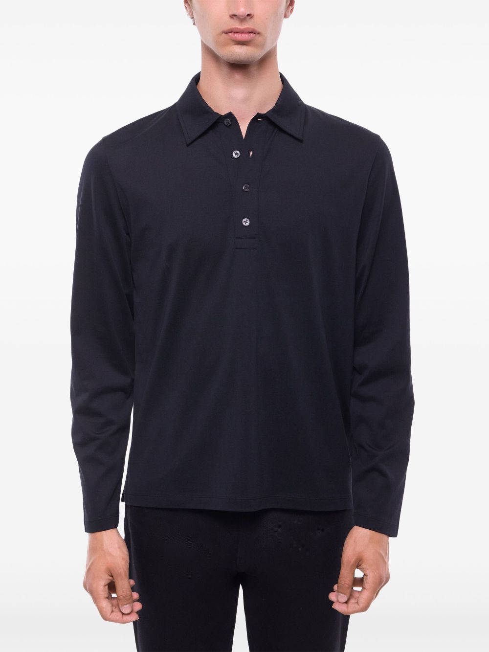 FURSAC cotton jersey polo shirt - Black