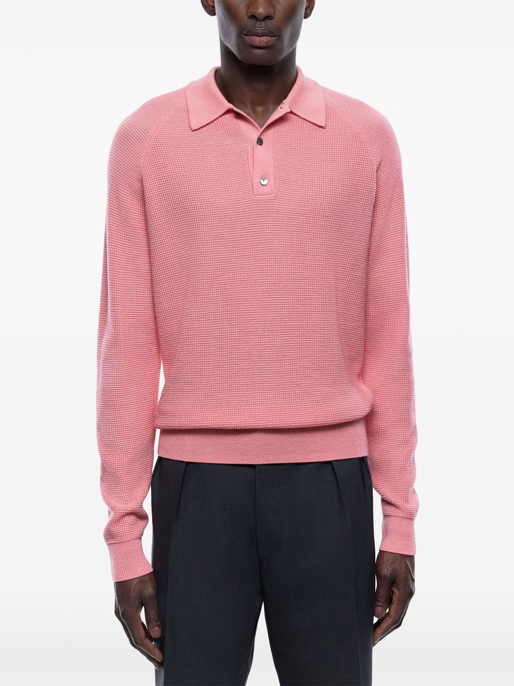 FURSAC knitted polo shirt - Pink