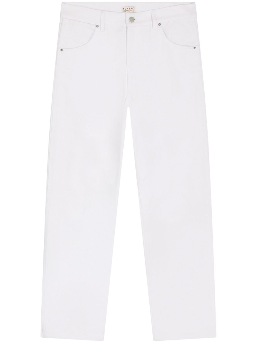 FURSAC logo-embroidered jeans - White