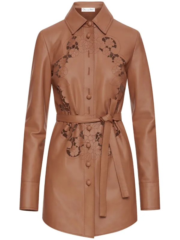 white christmas dresses Michael Kors Collections Lasercut Floral Dress – Audrey's of Naples