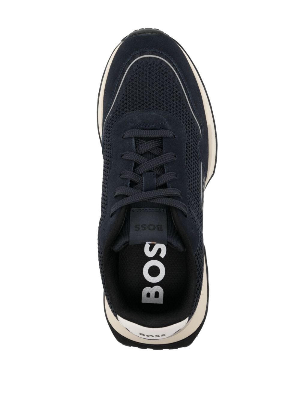 Shop Hugo Boss Jonah Runn Sneakers In Blue