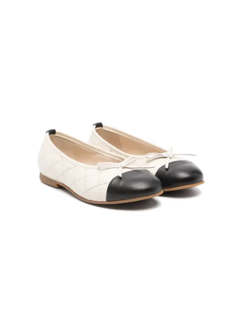 Gallucci Kids quilted ballerina shoes