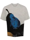 CROQUIS graphic-print cotton T-shirt - Grey