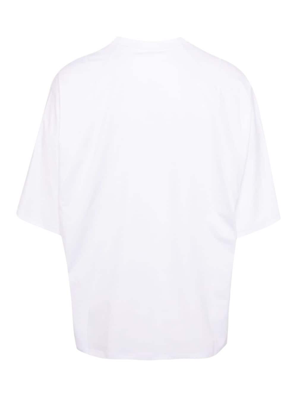 Shop Croquis Round-neck T-shirt In White