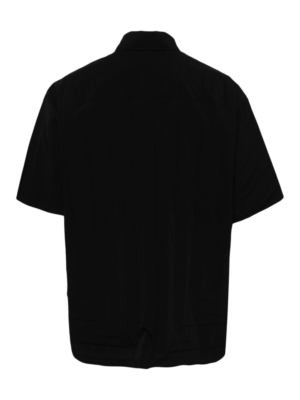Shop Croquis Button-down Short-sleeve Shirt In Black