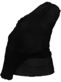 Jade Cropper plissé-effect top - Black