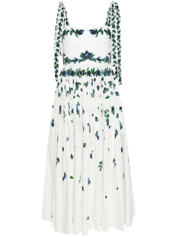 【Erdem】花柄プリント ティアードリネンシャツドレス バンダナプリントシャツドレス / GRACE CONTINENTAL | GRACE