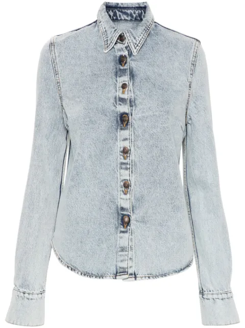 Magda Butrym long-sleeve denim shirt