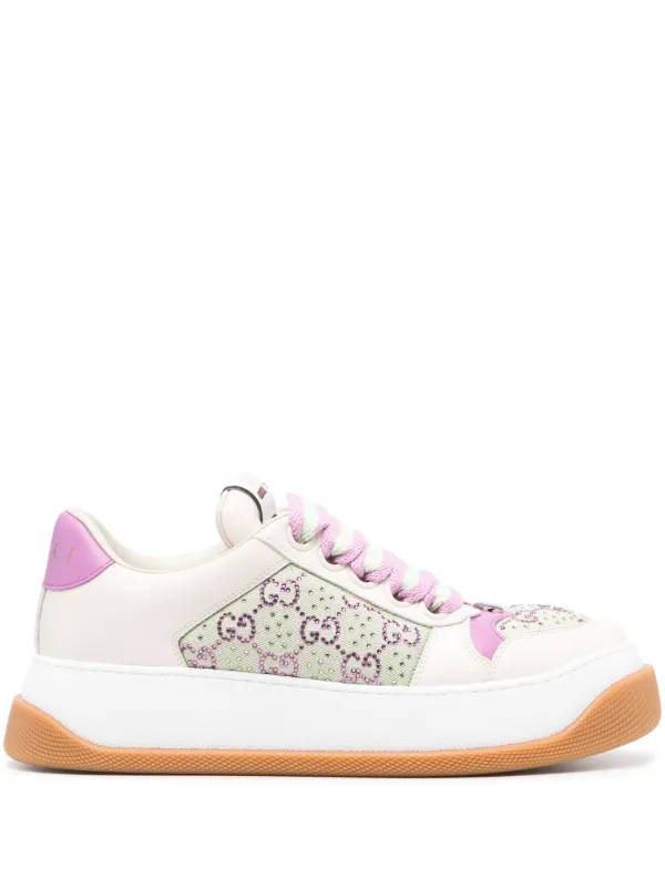 Gucci women's screener leather sneaker deals