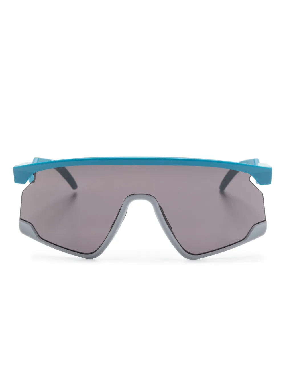 Oakley Bxtr Shield-frame Sunglasses In Blue