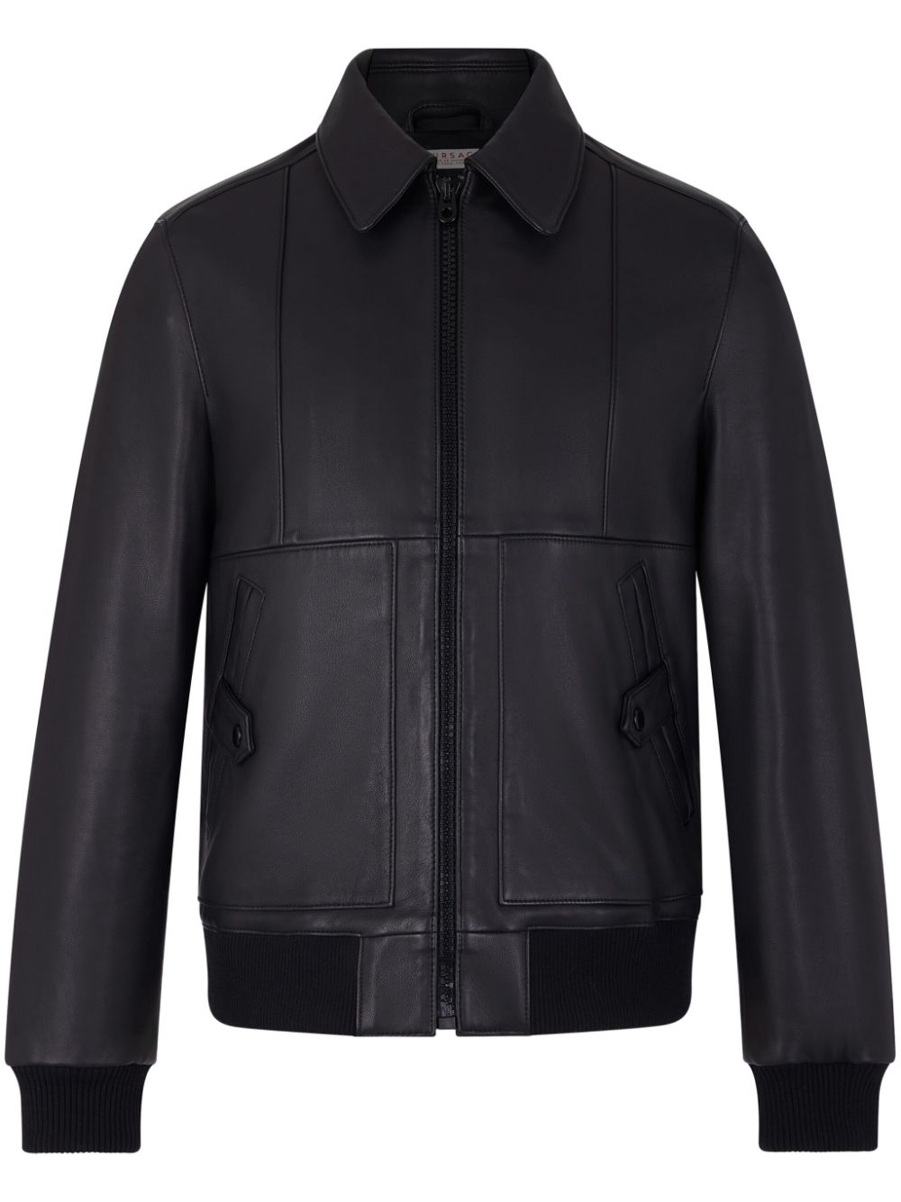 FURSAC zip-up leather jacket - Black