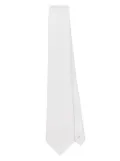 FURSAC silk-satin tie - White