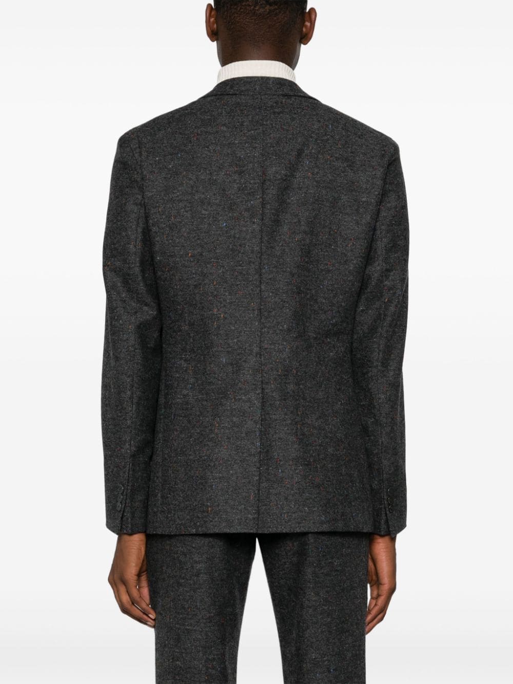 Shop Fursac Virgin Wool Blazer In Grey